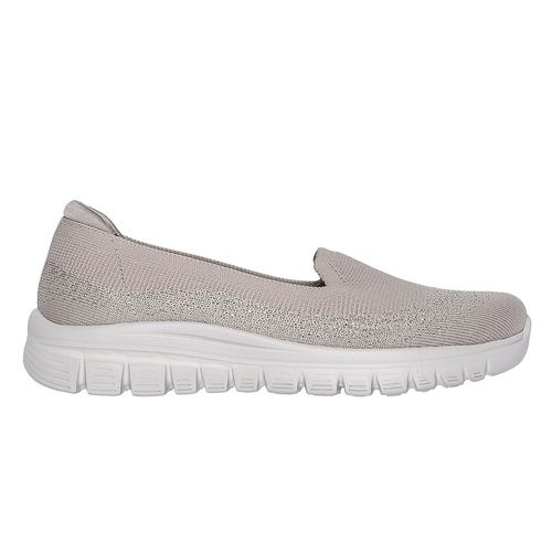 Zapato casual Skechers Graceful color beige para mujer