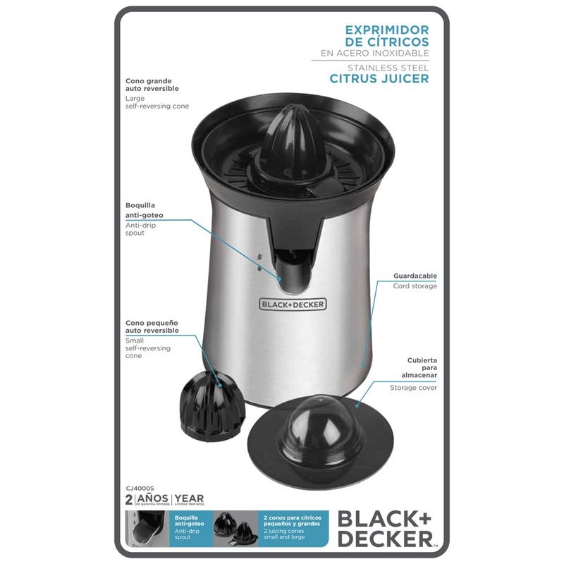 Cítricos Repuestos Para Exprimidor De Naranjas Black And Decker
