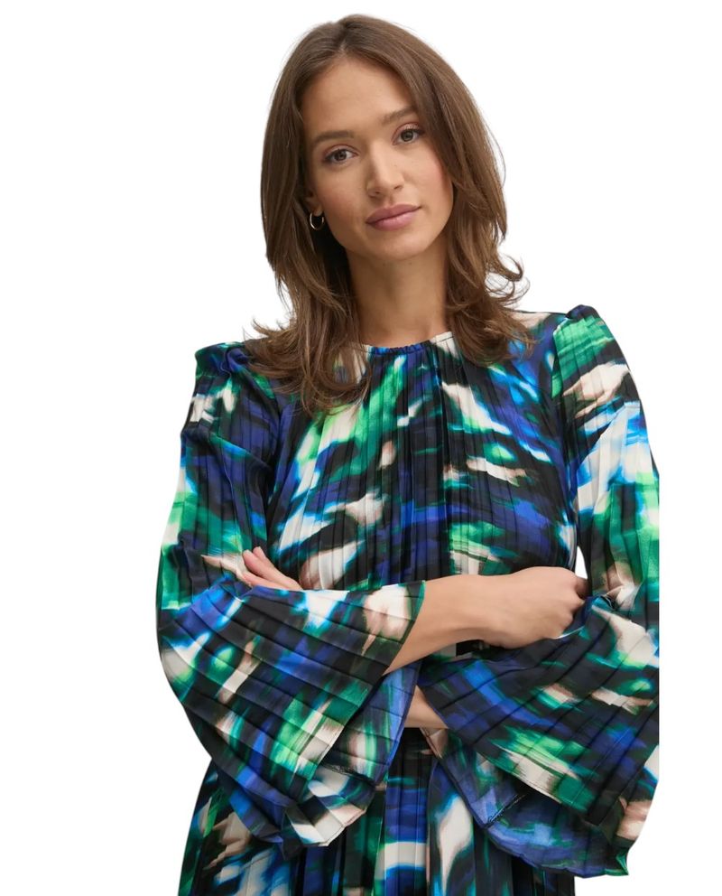 104861220-Vestido-DKNY-casual-estampado-manga-larga-para-mujer