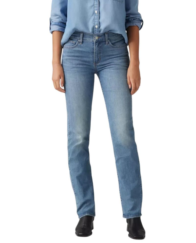 104867638-Jeans-Levi-s-straight-314-azul-de-cintura-media-para-mujer