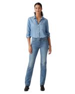 104867638-Jeans-Levi-s-straight-314-azul-de-cintura-media-para-mujer