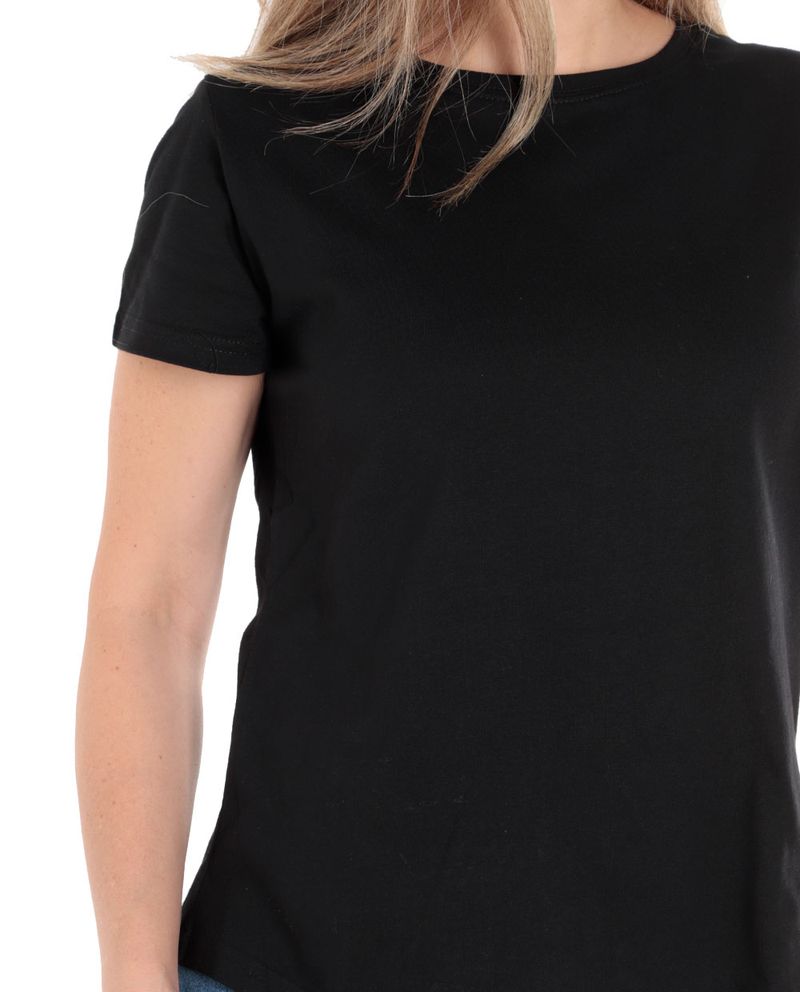 104790372-Camiseta-Nicolle-negra-manga-corta-para-mujer
