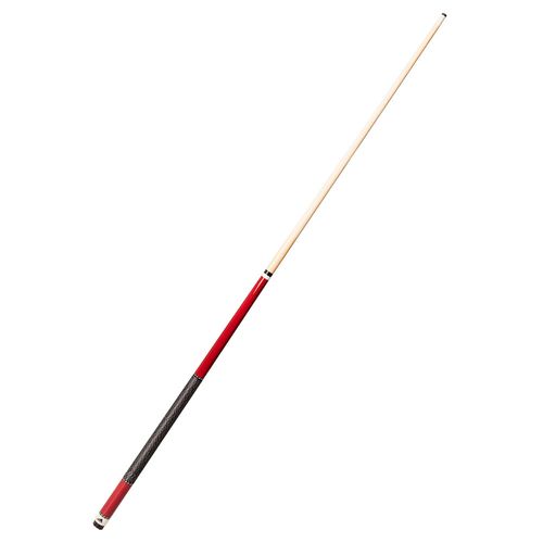 Taco de madera dura Mizerak 57" de 2 piezas rojo