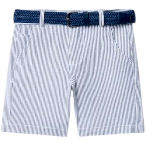 Short bicolor a rayas para niño