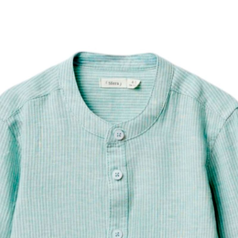 Camisa-bicolor-a-rayas-para-niño-104874823