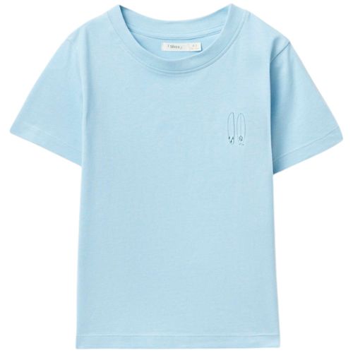 Camiseta celeste sólido para niño