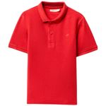 Camisa-polo-roja-solido-para-niño-104874890