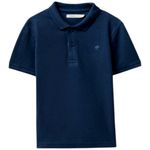 Camisa-polo-azul-solido-para-niño-104874900
