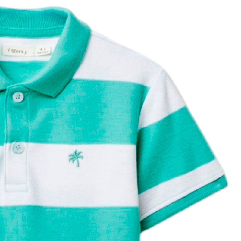 Camisa-polo-bicolor-a-rayas-para-niño-104874949