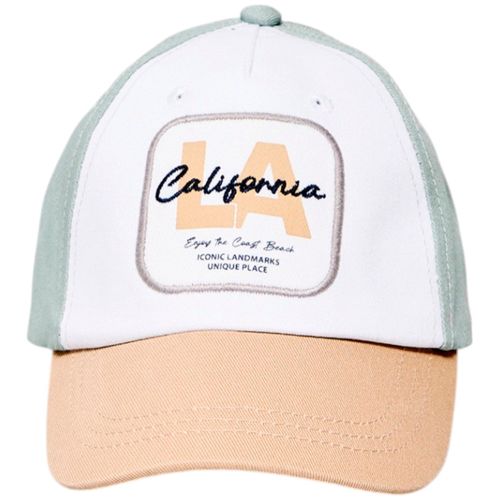 Gorra multicolor con bordado para niño
