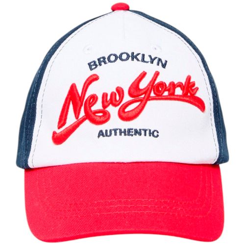 Gorra multicolor con bordado para niño