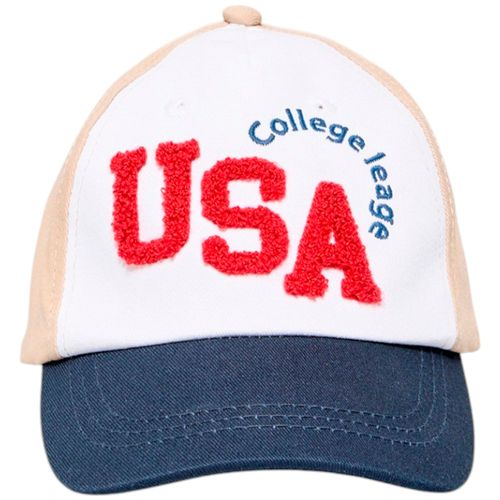 Gorra multicolor con textura para niño