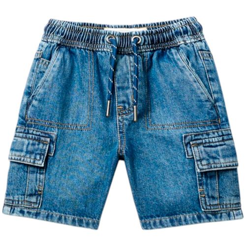 Short azul lavado para niño