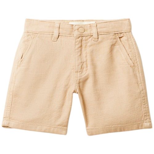 Short beige sólido para niño