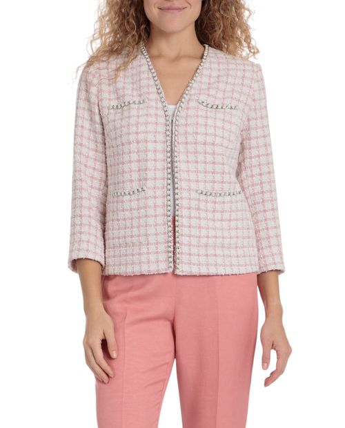 Chaqueta formal Punt Roma tweed para mujer