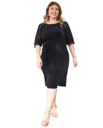 104790658-Vestido-Connected-Apparel-formal-mangas-3-4-para-mujer