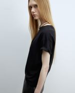 104859550-Camiseta-Sfera-negra-manga-corta-para-mujer