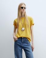 104859554-Camiseta-Sfera-amarilla-manga-corta-para-mujer