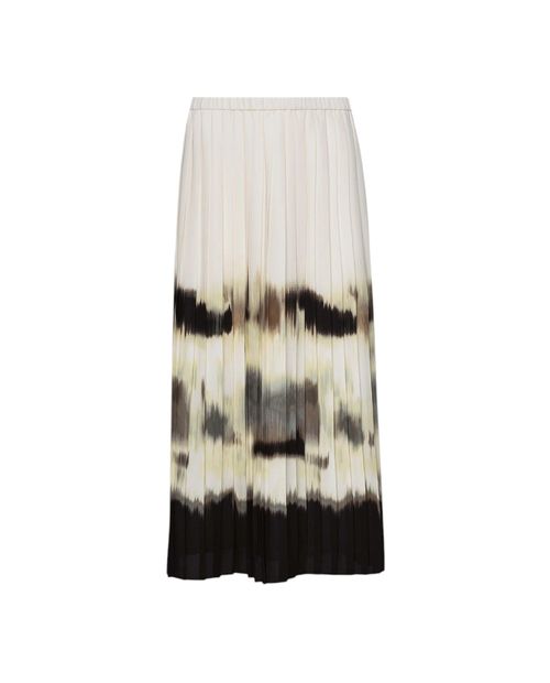 Falda Anne Klein midi estampado de cintura alta para mujer