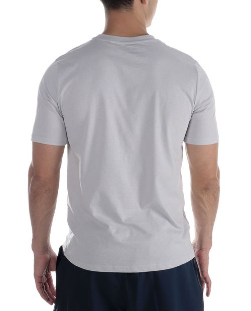 Camiseta deportiva Teammate gris sólida para hombre