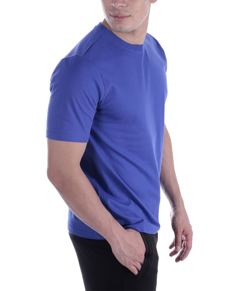 104731481-Camiseta-deportiva-Teammate-azul-solida-para-hombre