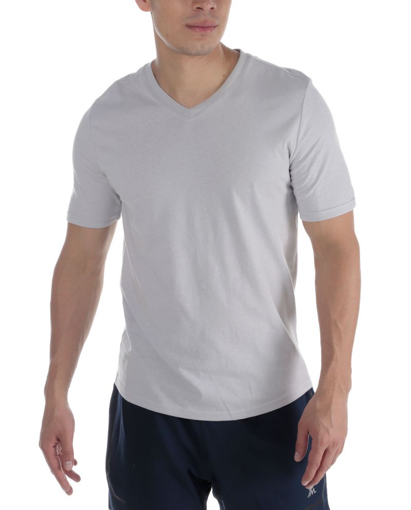 104731513-Camiseta-deportiva-Teammate-gris-solida-para-hombre