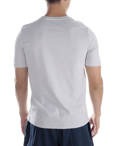 Camiseta deportiva Teammate gris sólida para hombre