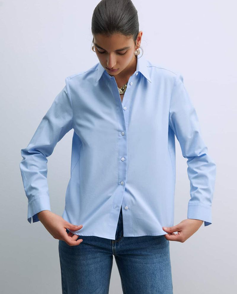 104881562-Blusa-Sfera-camisera-celeste-manga-larga-para-mujer