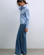 104881562-Blusa-Sfera-camisera-celeste-manga-larga-para-mujer