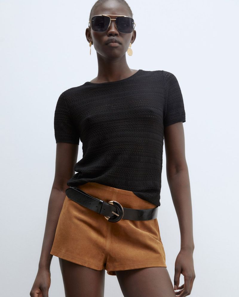 104881630-Blusa-Sfera-casual-negra-manga-corta-para-mujer