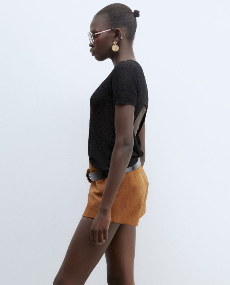 104881630-Blusa-Sfera-casual-negra-manga-corta-para-mujer
