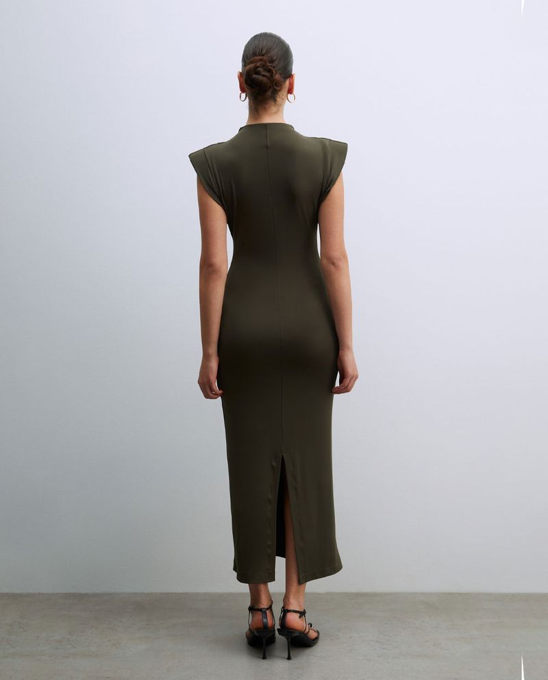 104881638-Vestido-Sfera-midi-verde-mangas-cortas-para-mujer