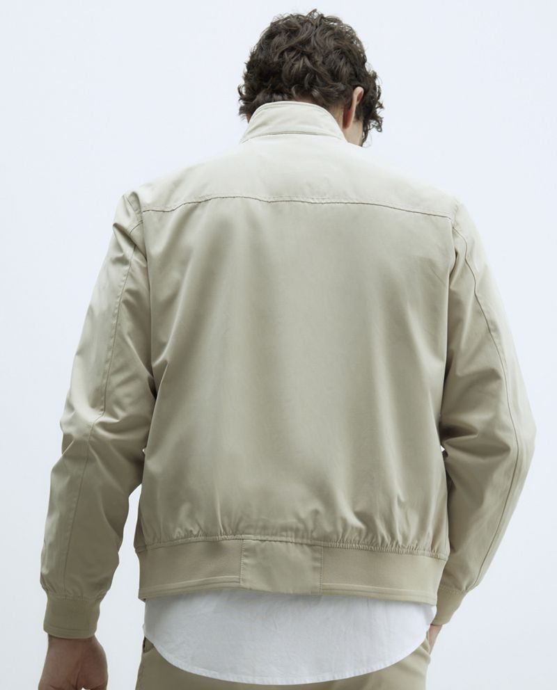 104875600-Chaqueta-bomber-Sfera-beige-solido-para-hombre