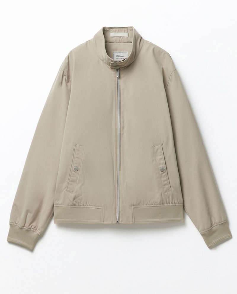 104875600-Chaqueta-bomber-Sfera-beige-solido-para-hombre