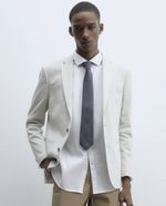 104875673-Blazer-casual-Sfera-ivory-texturizado-para-hombre