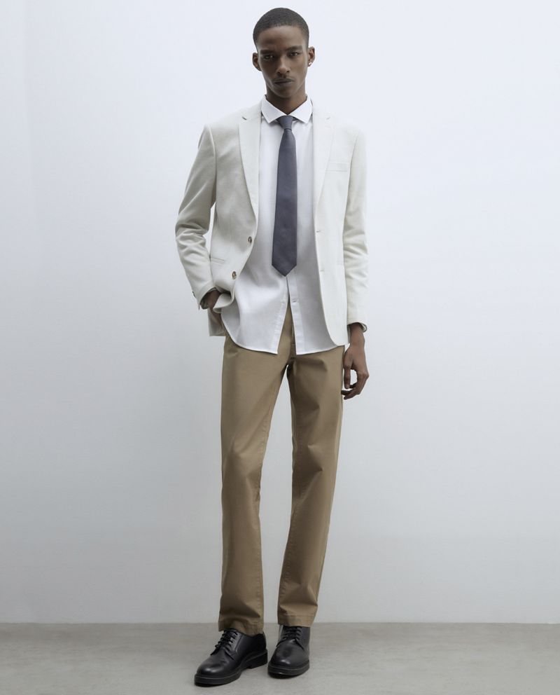104875673-Blazer-casual-Sfera-ivory-texturizado-para-hombre