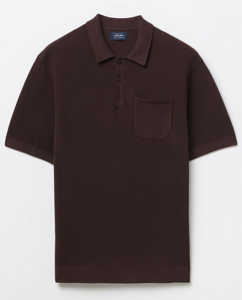 104875712-Camisa-polo-Sfera-color-vino-texturizada-para-hombre