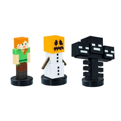 Minecraft Stamper Pack 3 Figuras Coleccionables 5 cm Surtido 1 Pieza
