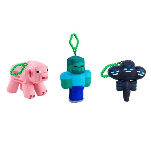 Minecraft Llavero Figura de Peluche Coleccionable 13 cm Surtido 1Pieza