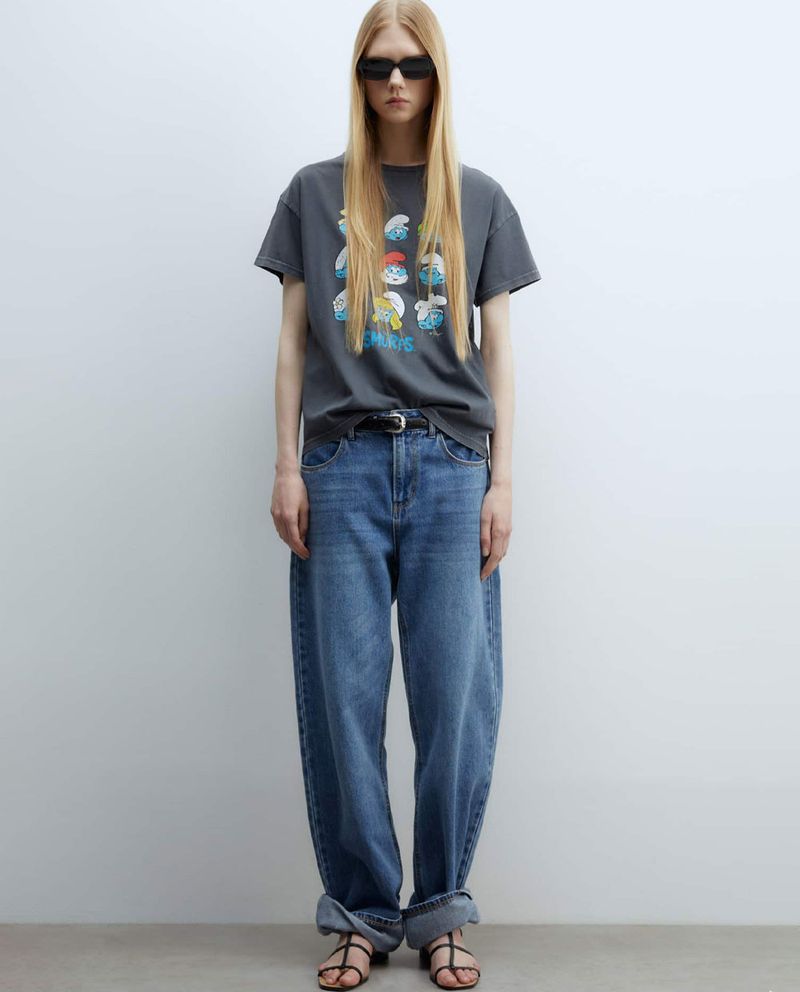 104873320-Camiseta-Sfera-estampada-manga-corta-para-mujer