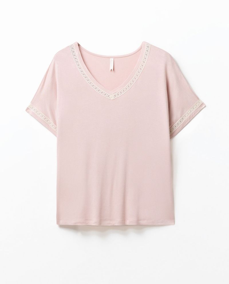 104871788-Camiseta-de-pijama-Sfera-rosada-manga-corta-para-dama
