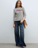 104881493-Camiseta-Sfera-rayado-manga-3-4-para-mujer