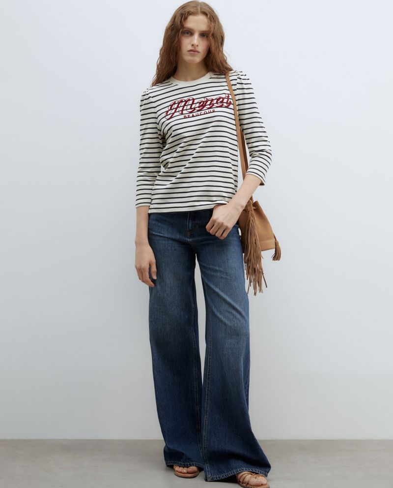 104881493-Camiseta-Sfera-rayado-manga-3-4-para-mujer