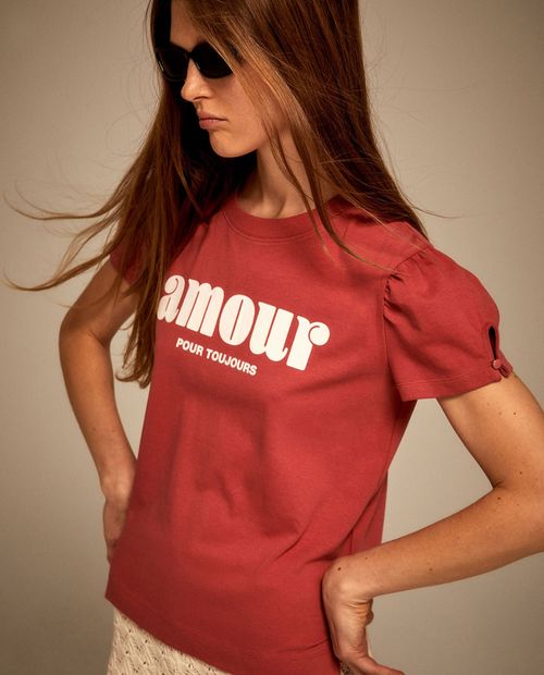 Camiseta Sfera estampado manga corta para mujer