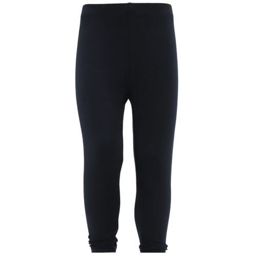 Pantalón negro sólido para niña