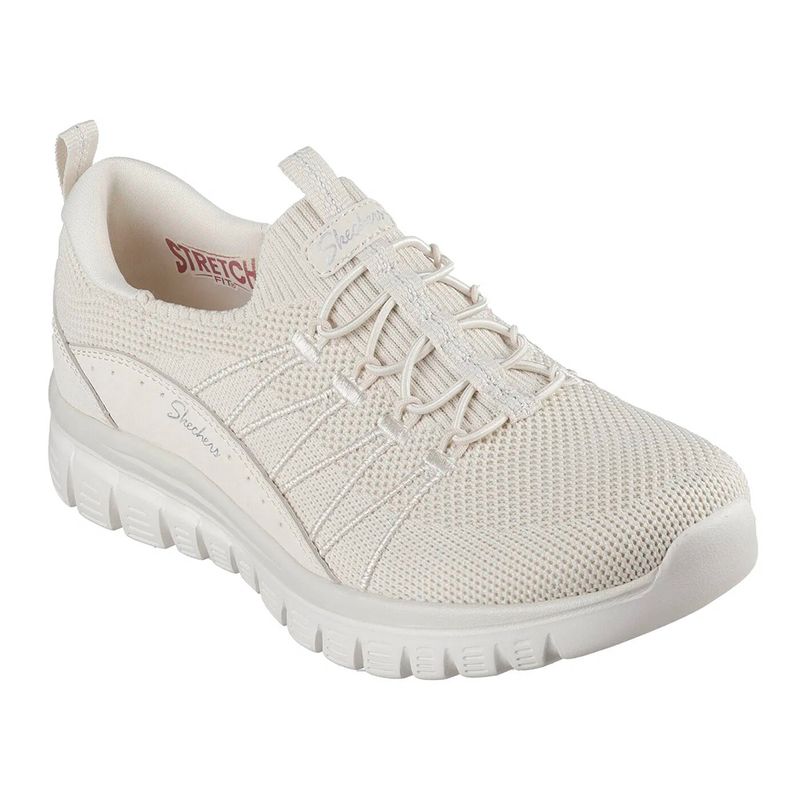 104877729-Zapato-casual-Skechers-Graceful-color-beige-para-mujer