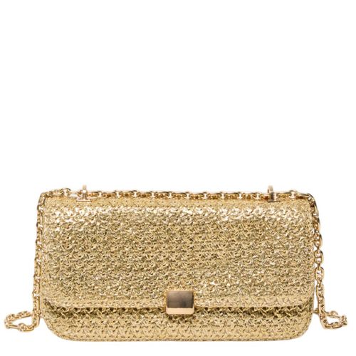 Cartera crossbody Sfera color dorado para mujer