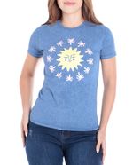 104825703-Camiseta-Orange-estampada-manga-corta-para-mujer