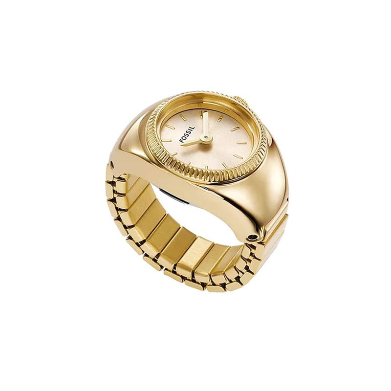 104629592-Reloj-anillo-Fossil-analogo-de-acero-inoxidable-dorado-para-mujer