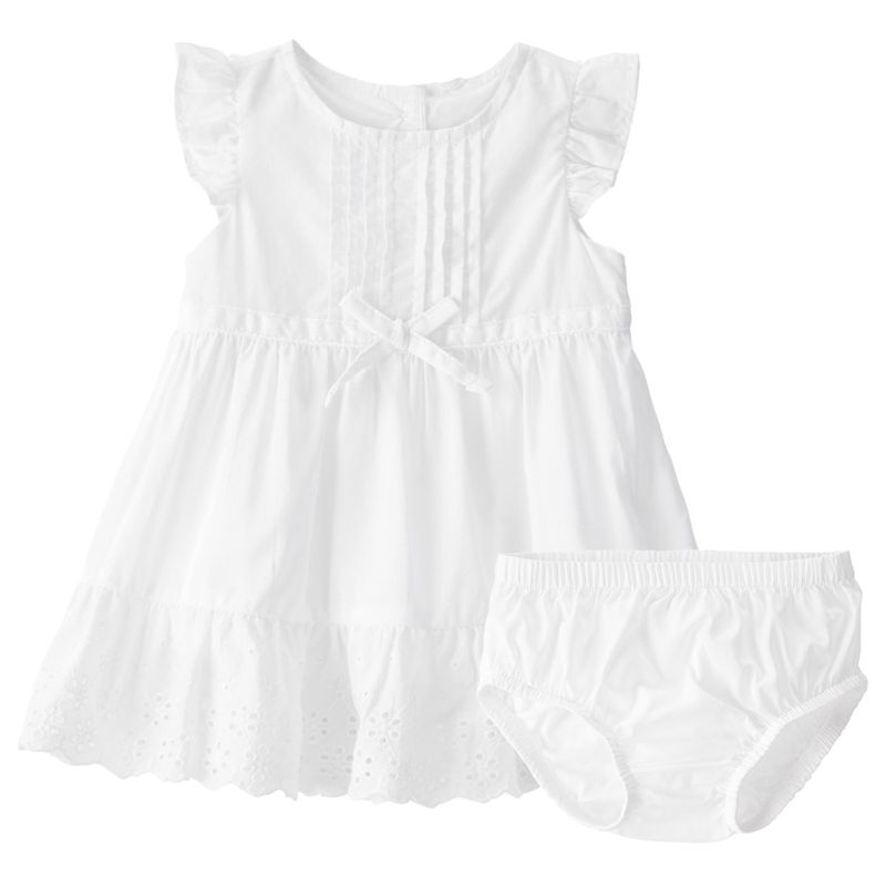 Vestido-blanco-solido-para-bebe-niña-104882690